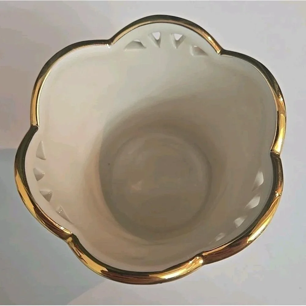 Lenox Tealight Candle Holder 1.75 x 2.75 - Lennox Merry Lights Angel Votive 3.25